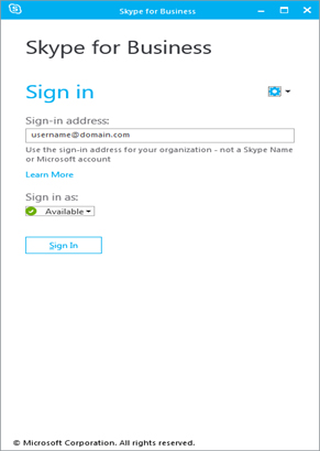 Skype for business standalone